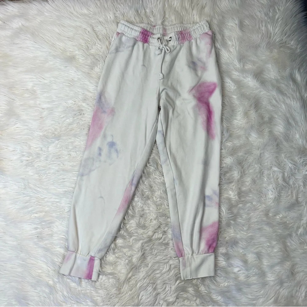 NWOT PAIGE Annette Jogger Pants Fuchsia Multi Casual Women’s Medium - Picture 4 of 11
